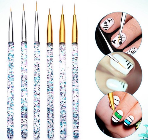 3pcs set nail art liner - 3pcs/set,