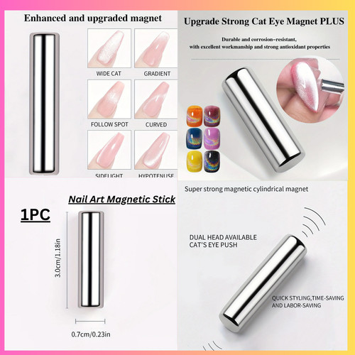 Cat eye nail - cat, art