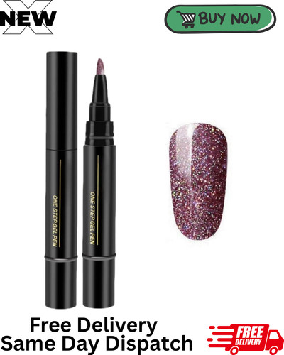 Glitter nail polish - 3, pen