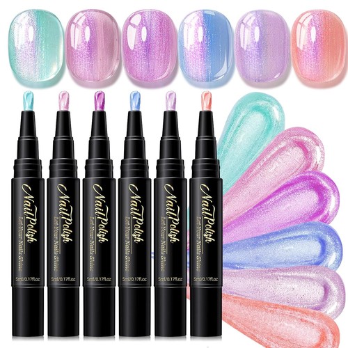 6pcs nail polish pens set - polish, 3