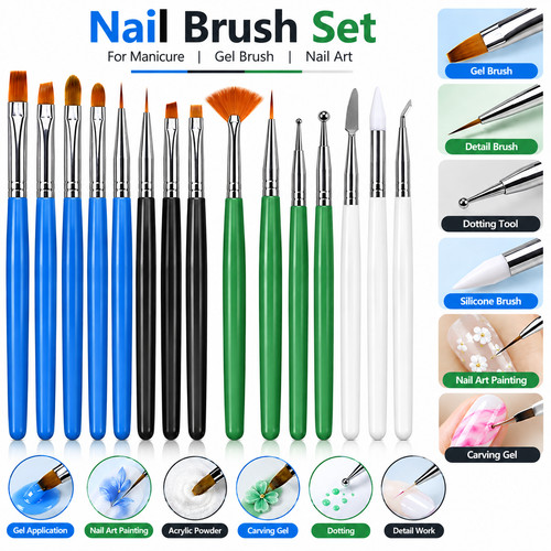 8pcs nail art - 8pcs, design