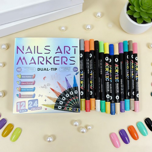 Color nail polish pens - color, new