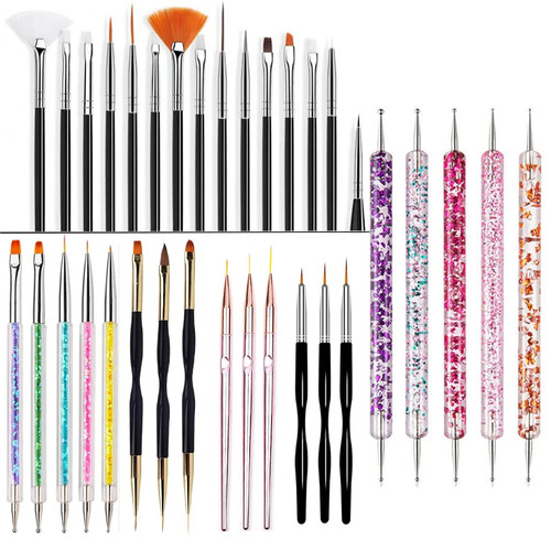 20pcs nail art brush set - 5/20pcs,
