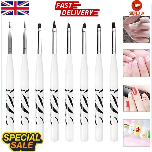 8pcs nail art brush - nail, design