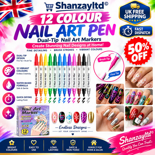 Color nail doodle pen - nail,