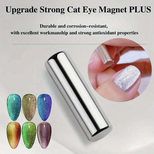 Cat eye nail art - magnet, pen
