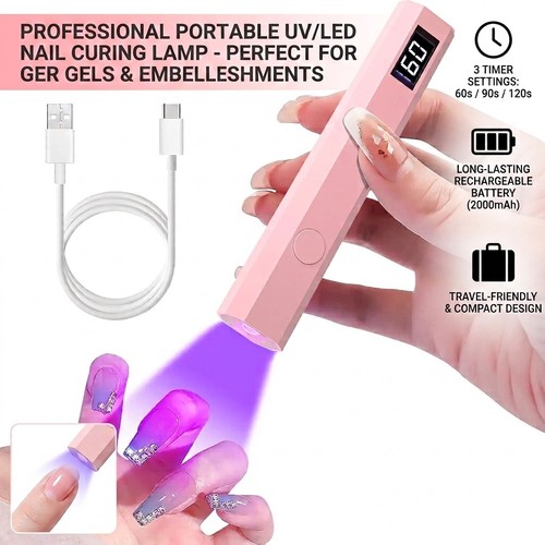 Mini led lamp nail gel - uv,