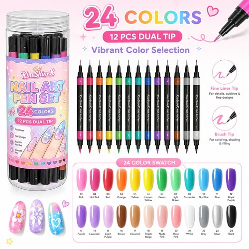 Colors dual ended nail art - dual-ended,