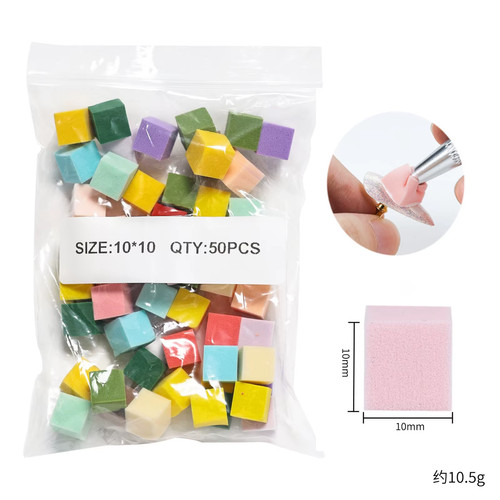 Square nail art sponge set - art,