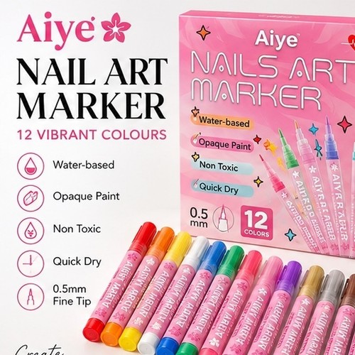 Colour nail art - 12,