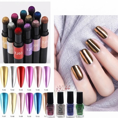 Magic nail powder - magic, mirror