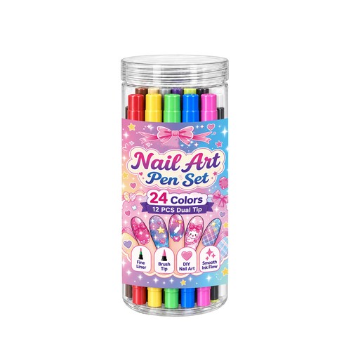 Colors dual ended diy nail - colors,